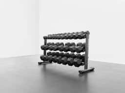 RB570 5-70lb Rubber Hex Dumbbell Set-5