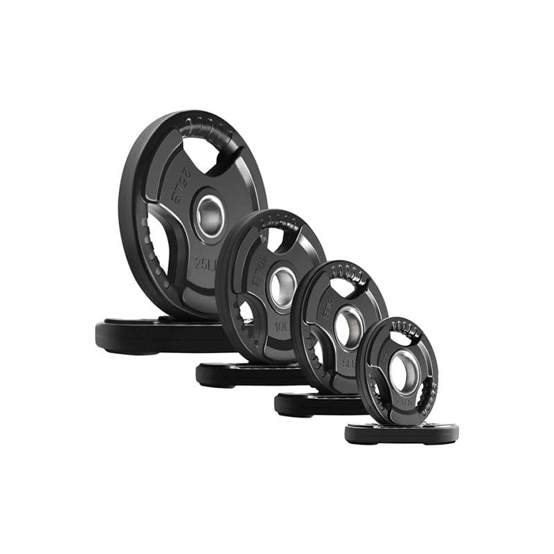 Olympic Rubber Grip Plates 25lb (Single Plate)