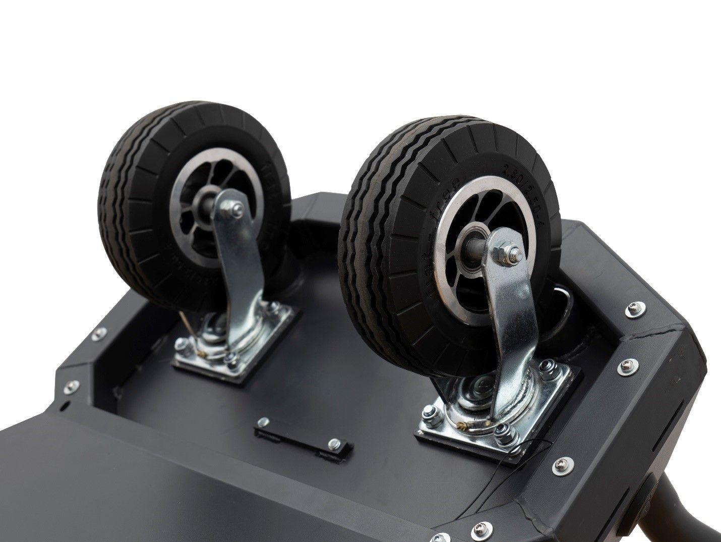 Swiveling caster wheels for multiplanar movements