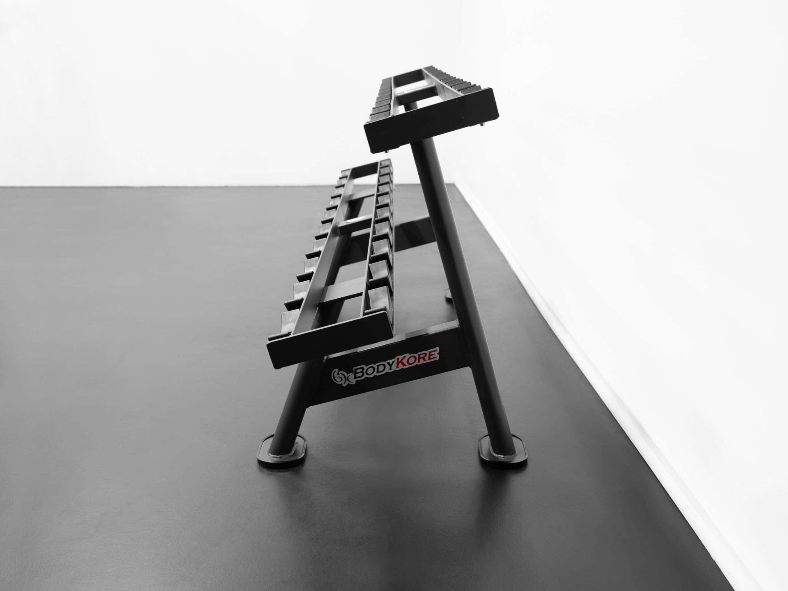 10-100lb Rubber Pro Dumbbell Set w/ G231-9
