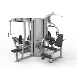 MTI4010 4 Station Chest, Leg Ext, Leg Press & Pec/Fly-0