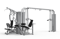 MTI4016 5 Station Chest, Leg Ext, Leg Press & Cable Cross-0