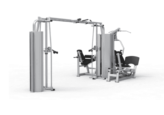 MTI4016 5 Station Chest, Leg Ext, Leg Press & Cable Cross-1