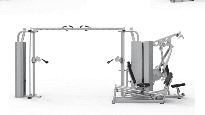 MTI4016 5 Station Chest, Leg Ext, Leg Press & Cable Cross-2
